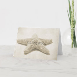 Cartão Estrela do mar personalizada