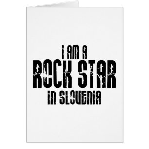 Cartão Estrela do rock em Slovenia
