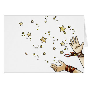 Cartão Estrela do tinir