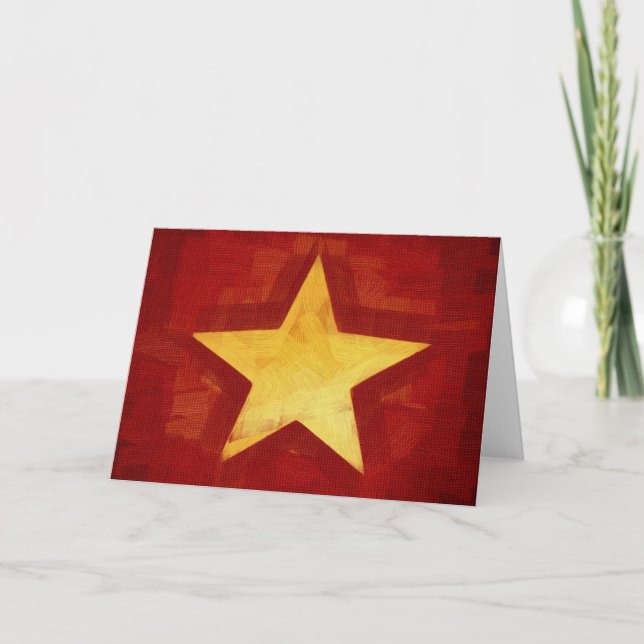 Cartão estrela dourada (Frente)