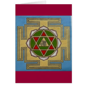 Cartão estrela merkabah