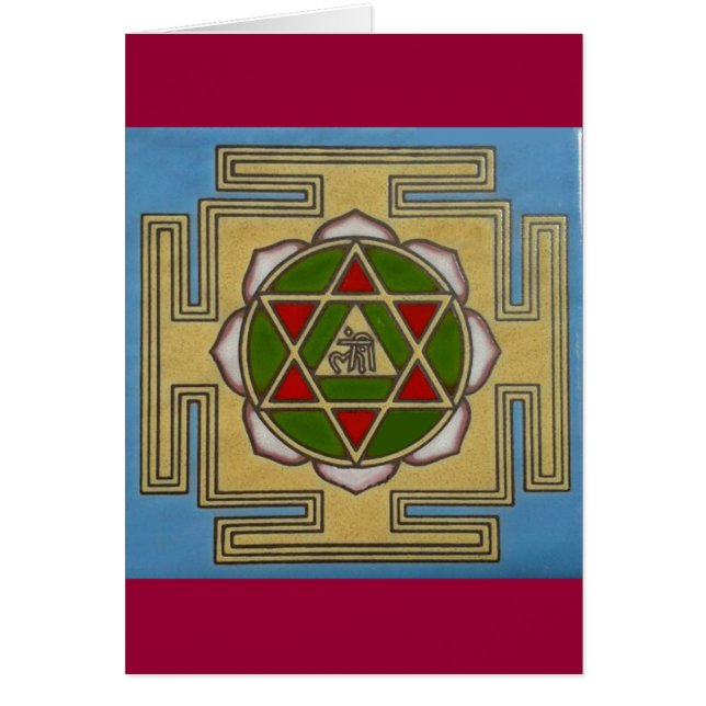 Cartão estrela merkabah (Frente)