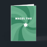 Cartão Estrela Nadada Moderna de David MAZEL TOV Bar Mitz<br><div class="desc">Cartão perfeito para parabéns enviarem um taco mitzvah, bar mitzvah, casamento ou outra celebração judaica! A mão fez arte para você. TOTALMENTE PERSONALIZÁVEL! Clique em "Personalizar" acima para editar o texto. Clique em "editar usando a ferramenta design" para ajustar as fontes, cores e posicionamentos. O Design também está disponível como...</div>