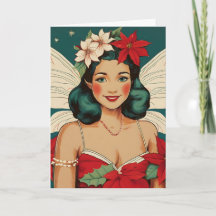 Estrela Pin-Up Tropical de Natal dos Anos 50