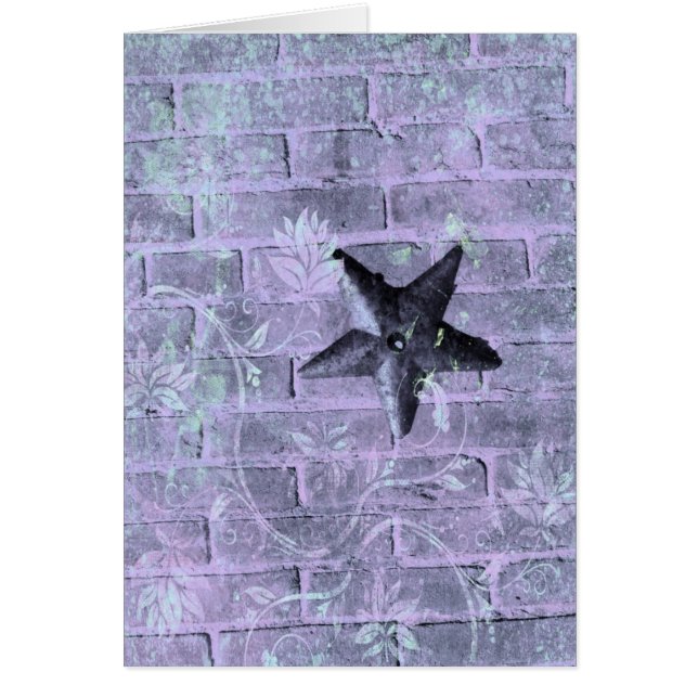 Cartão Estrela Roxa (Frente)