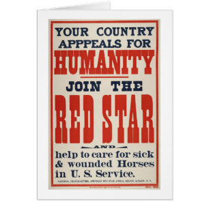 Cartão Estrela Vermelha - 1918