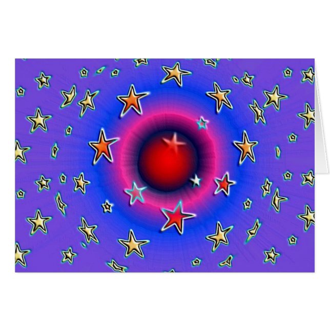 Cartão Estrelas (Frente Horizontal)