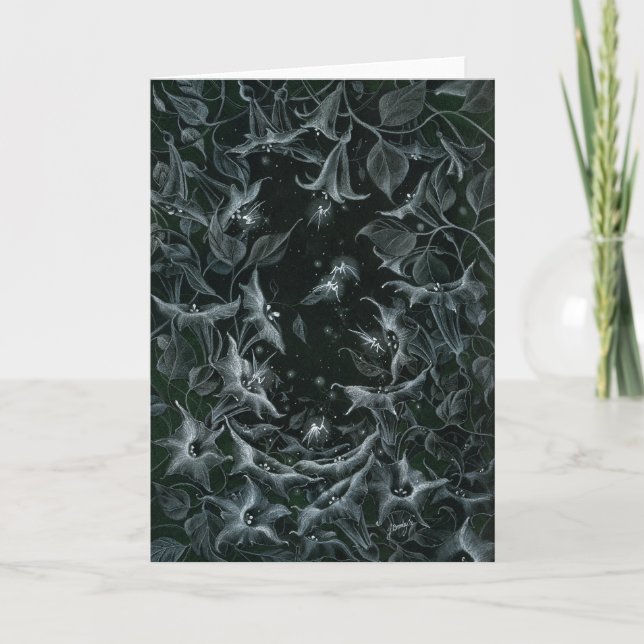 Cartão Estrelas da lua (Frente)