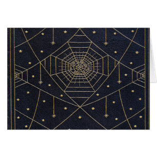 Cartão Estrelas de Seda de Aranha Falhada