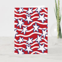 Estrelas e Listras Fluindo da América