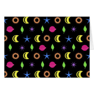 Cartão Estrelas entre a natureza