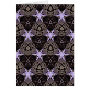 Cartão Estrelas roxas