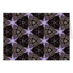 Cartão Estrelas roxas