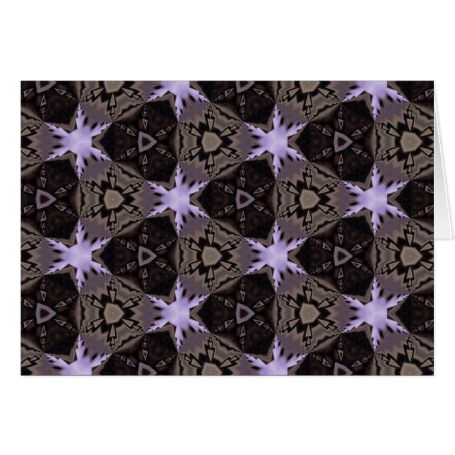 Cartão Estrelas roxas (Frente Horizontal)