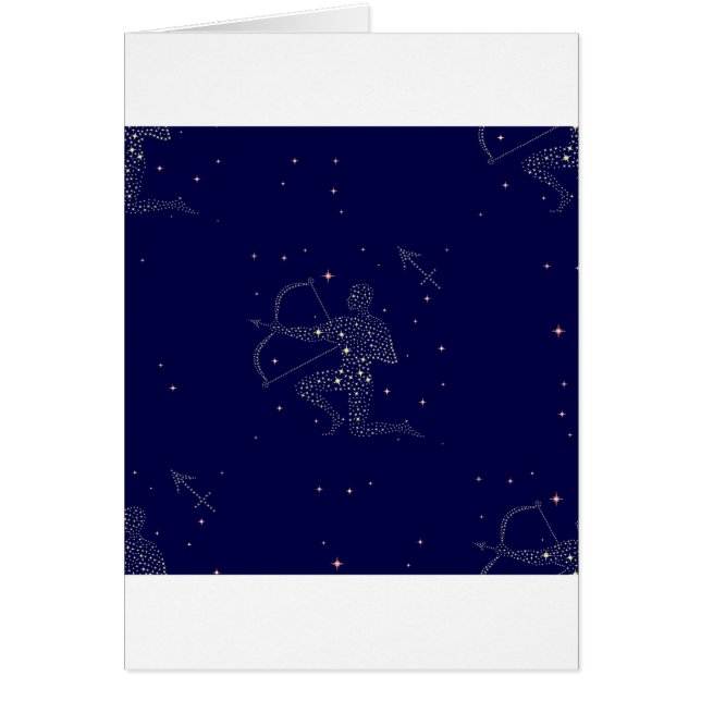 Cartão estrelas sagitário (Frente)
