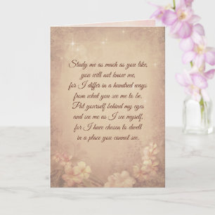 Cartão Estude-me tanto quanto quiser (Rumi)