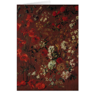 Cartão Estudo das flores, 1720