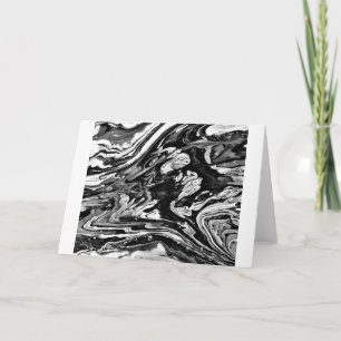 Cartão Estudo de cor abstrato 21/Noir, placa