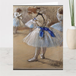 Cartão Estudo de Dançarina de Degas