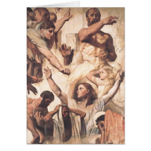 Cartão Estudo de Jean Ingres- para o martírio de St.