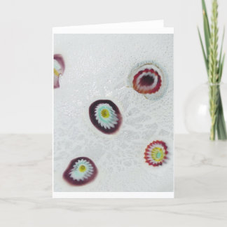 Cartão Estudo Detalhado de Murano Millefiori