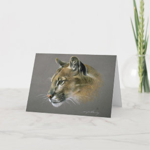 Cartão Estudo do puma