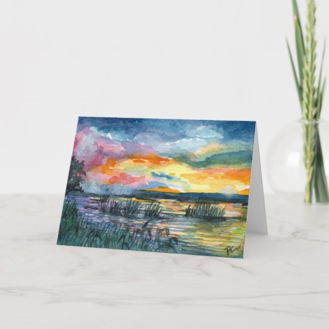 Cartão Estudo Sunset nº 2 (Frente)