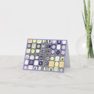 Cartão Estudos de cor...Silverset Blue Agate Note Card