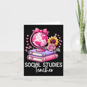 Cartão Estudos Sociais História Professora Terra Globo De