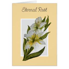 Cartão Eternal Rest Mass Offering Card