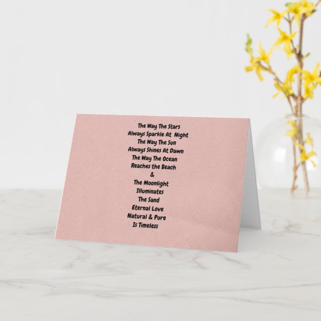 Cartão Eterno (Flor Amarela)