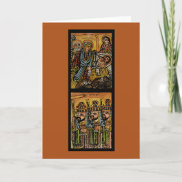 Cartão Ethiopian Nativity Icon