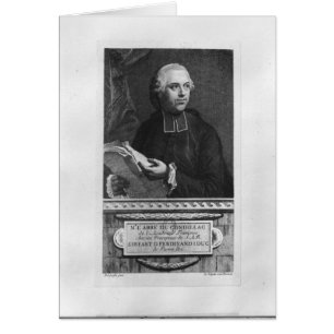 Cartão Etienne Bonnot de Condillac