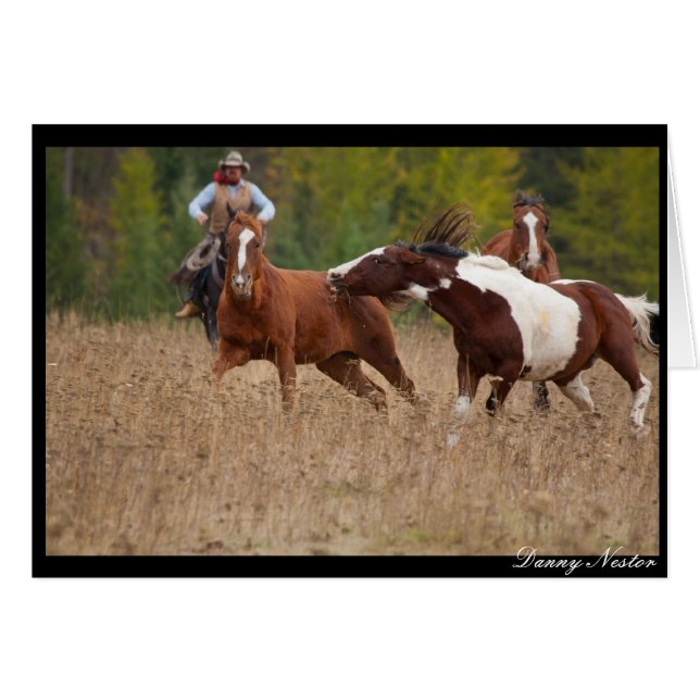 Cartão Etiqueta a sua (Frente Horizontal)