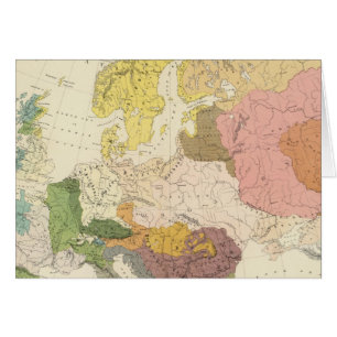 Cartão Etnografia, Europa