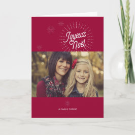 Cartão Étoiles da Voeux de Noël