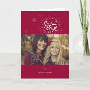 Cartão Étoiles da Voeux de Noël