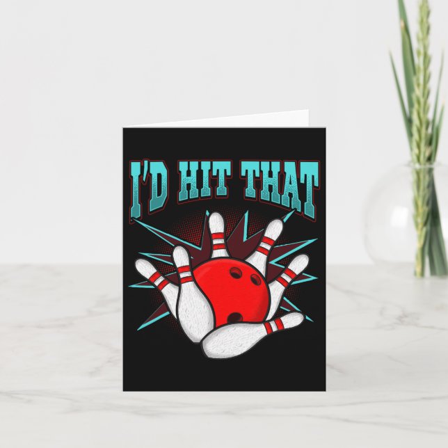 Cartão Eu Acertava aquele Shi, clube de Boliches de Bolic (Frente)