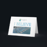 Cartão EU ACREDITO - ilhas de Menorah<br><div class="desc">Você acredita nos milagre? Você acredita na paz? Apoie as ilhas de Menorah projetam-se pela compra de nossos artigos!</div>