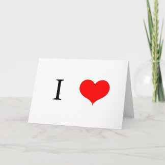 Cartão Eu adoro... CARTAO