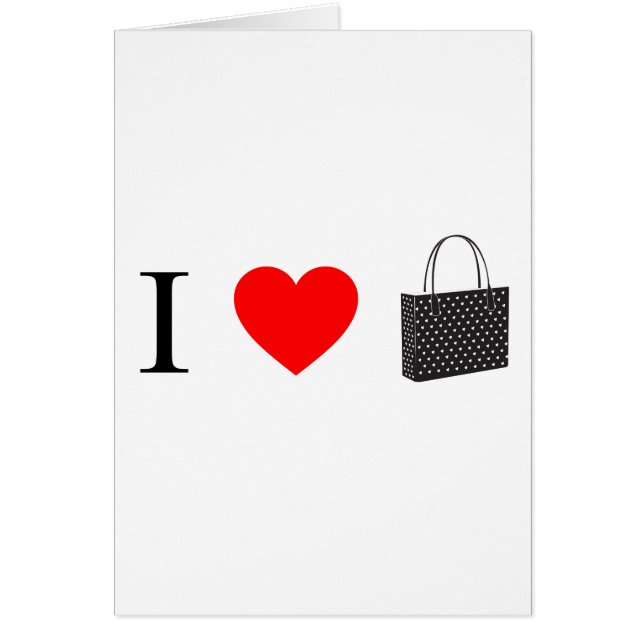 Cartão Eu adoro Comprar (Frente)