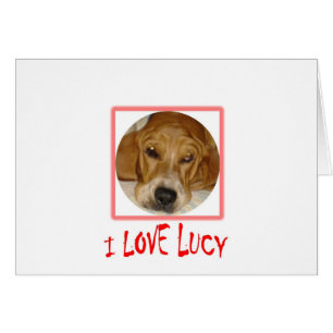 Cartão eu adoro lucy