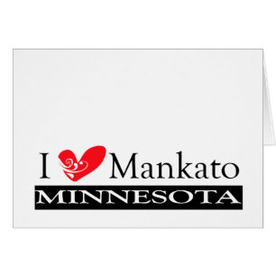 Cartão Eu Adoro Mankato Minnesota