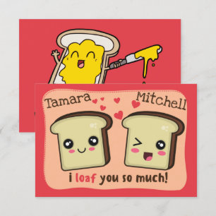 Cartão Eu Adoro Você Tão Demais Amor Kawaii Dia dos Namo