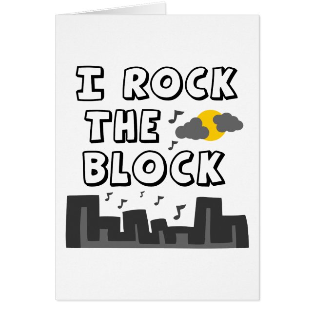 Cartão Eu Agito O Bloco (Frente)