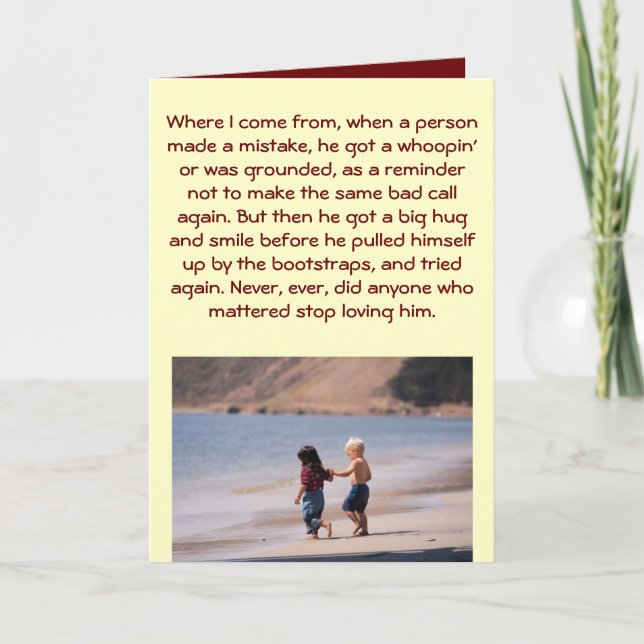 Cartão "Eu ainda te amo." (Frente)