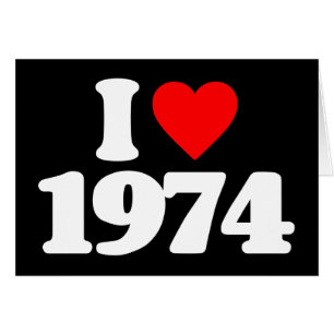 CARTÃO EU AMO 1974