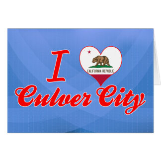 Cartão Eu amo a cidade de Culver, Califórnia