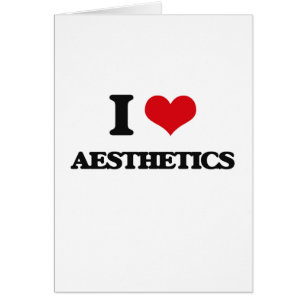 Cartão Eu amo a estética