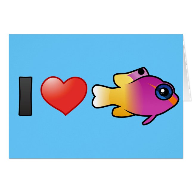 Cartão Eu Amo A Real Gramma (Frente Horizontal)